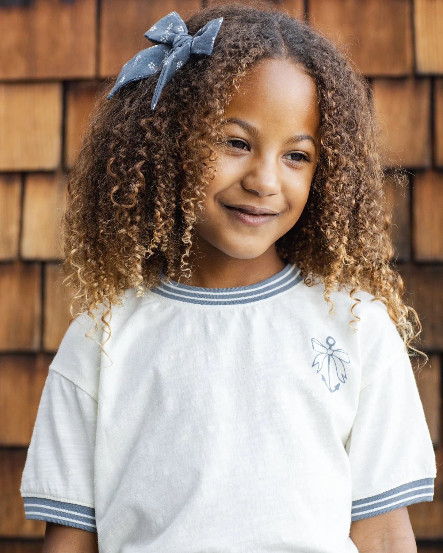 Ringer Tee || Anchor Bow