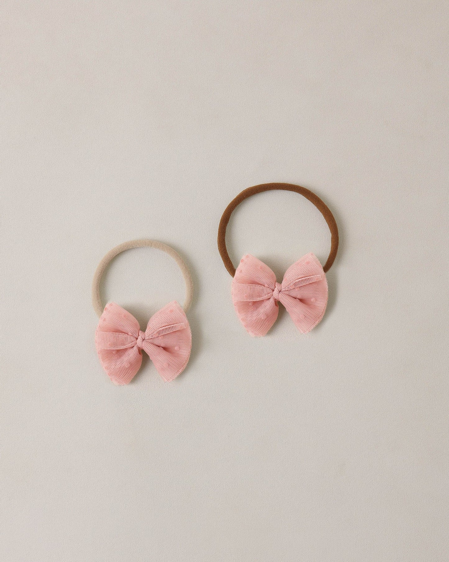 Flutter Tulle Headband | Pink Dots