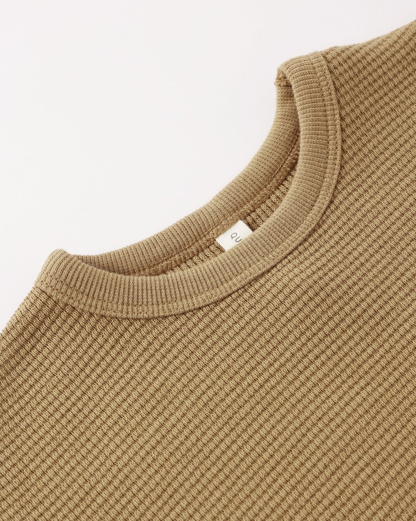 Waffle Tee + Short Set Honey