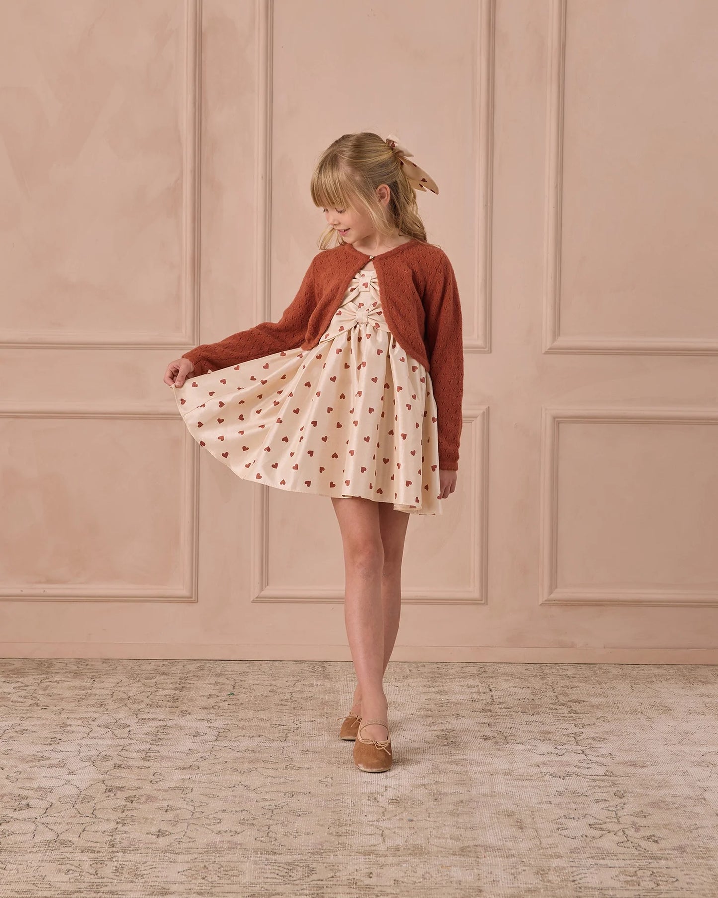 Cindy Dress Red Hearts