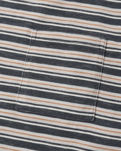 Relaxed Long Sleeve Tee Blue Stripe