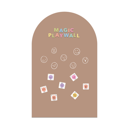 JUMBO Magic Playwall - Arch Magnetic Wall Decal for Kids