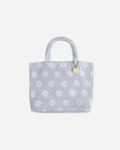 Terry Beach Bag Periwinkle Daisy