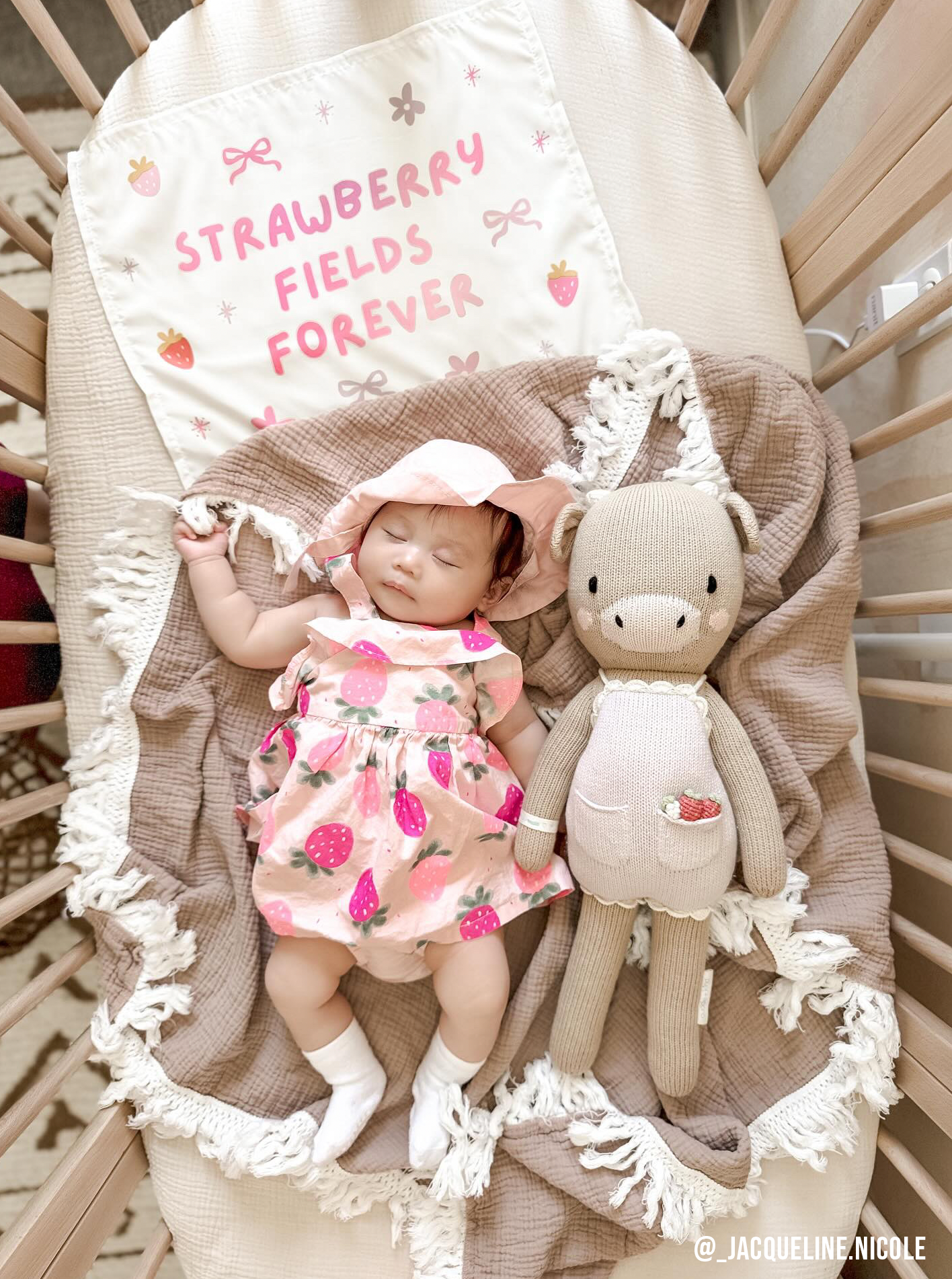 Strawberry Fields Forever Banner - Girls Room Wall Decor