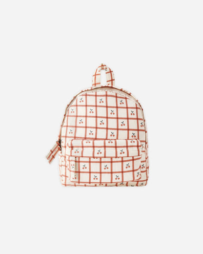 Mini Backpack Cherry Check