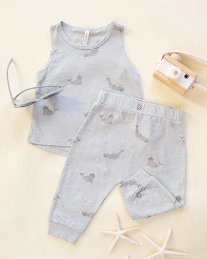 Tank + Slouch Pant Set Seals