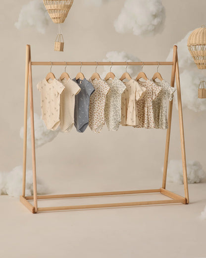 Bamboo Short Sleeve Bodysuit Starlight