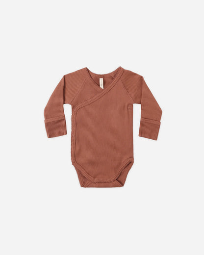 Side Snap Bodysuit Red + Legging Set