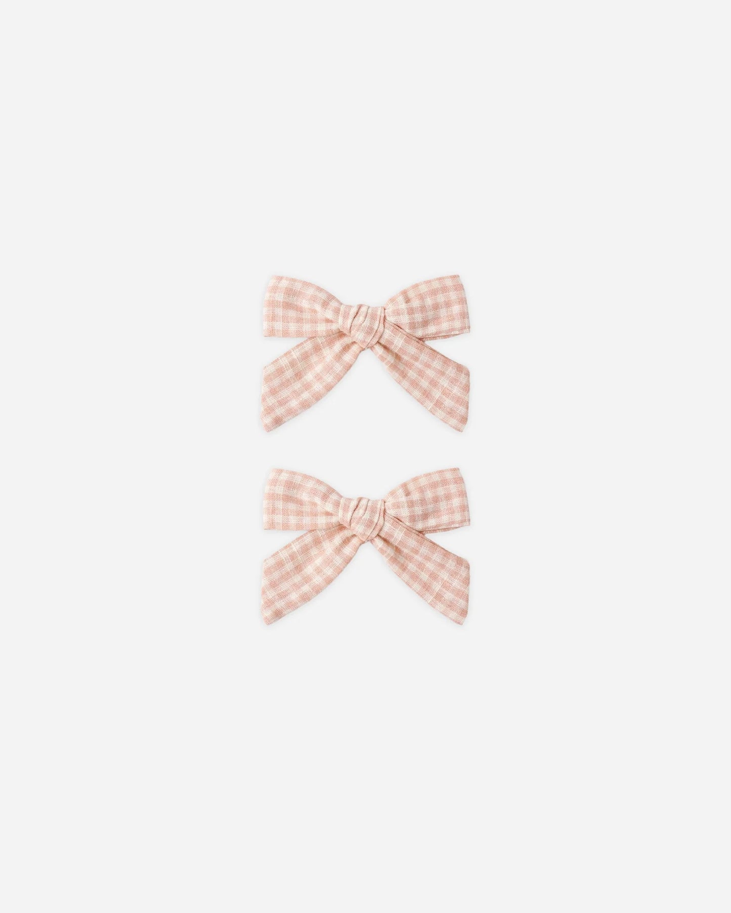 Bows, Set Of 2 Petal Gingham