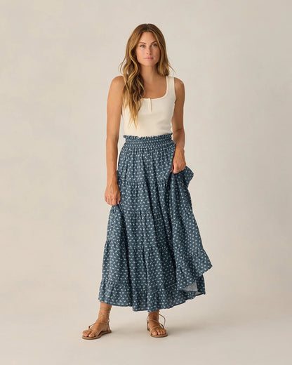 Ruffle Tiered Maxi Skirt | Ditsy