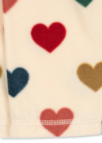 Tavi Fleece Sweatshirt + Pant Set- Hearts
