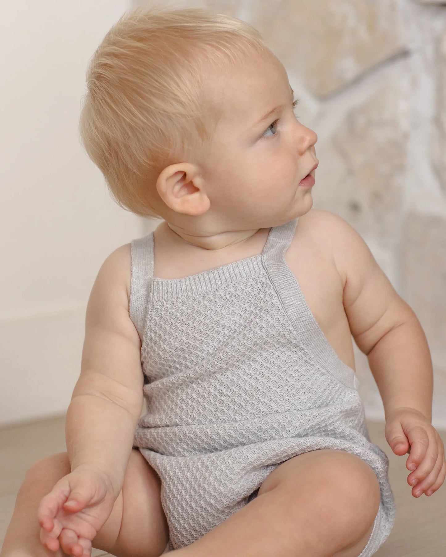 Caleb Knit Shortall Heathered Sky