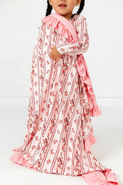 Vintage Love Ruffle Blanket