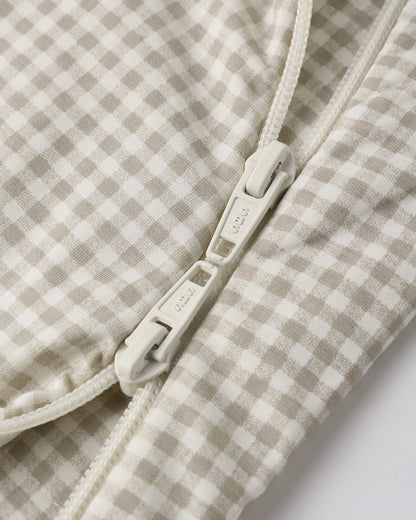 Bamboo Sleep Bag Oat Gingham