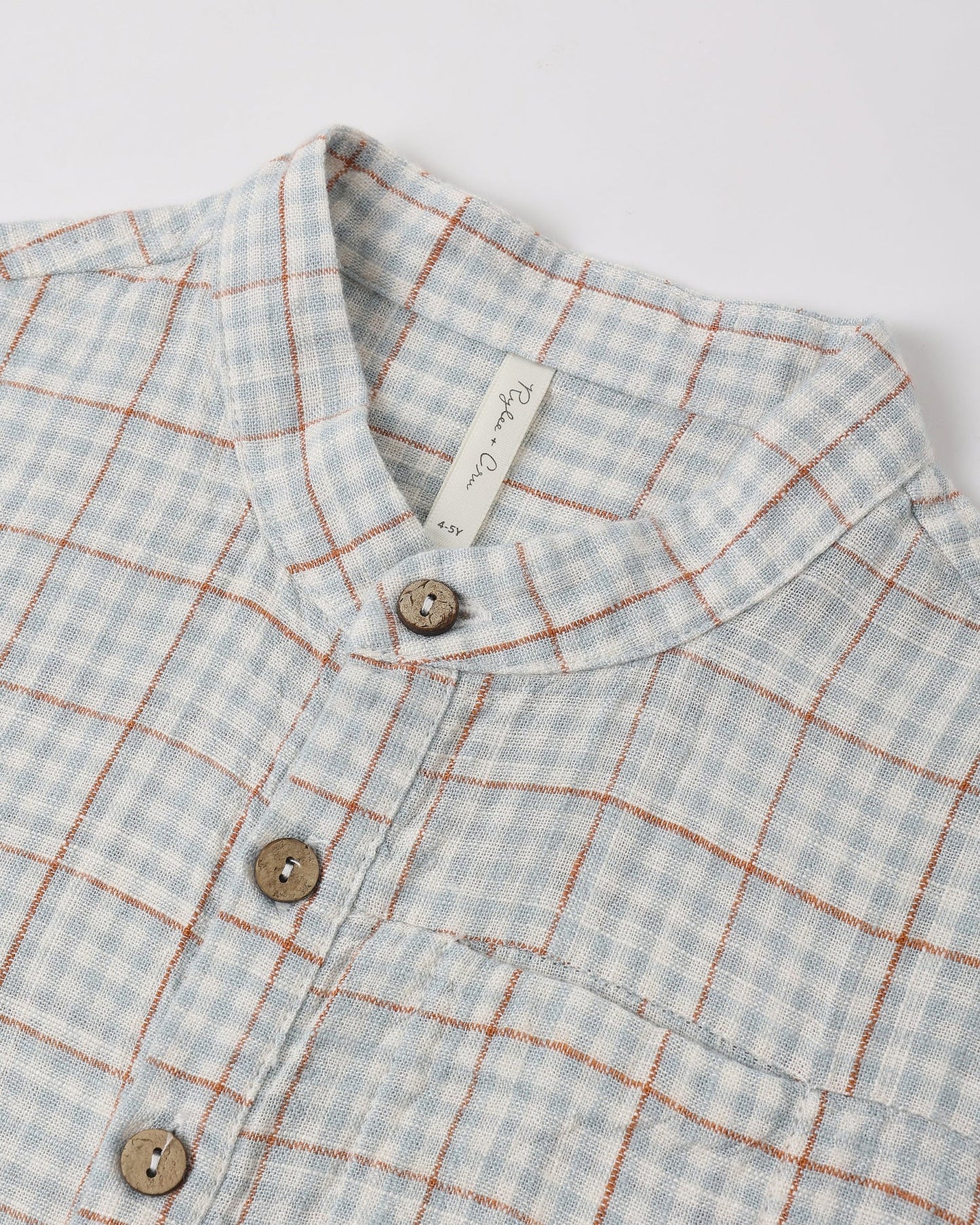 Mason Shirt Light Blue Plaid