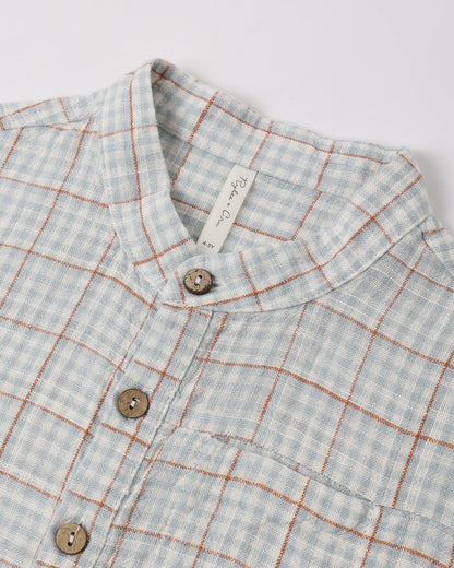 Mason Shirt Light Blue Plaid