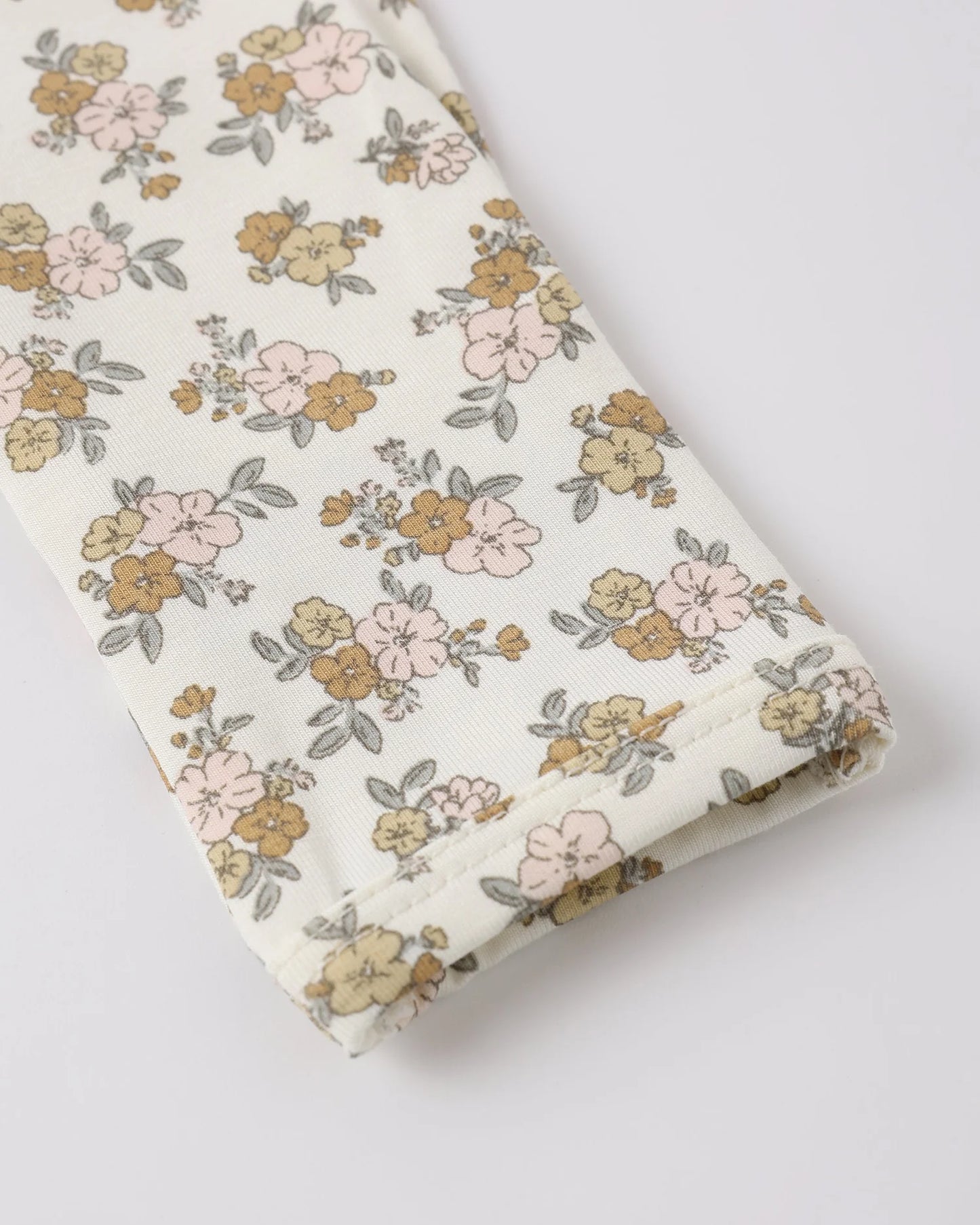 Bamboo Zip Footie Wildflower