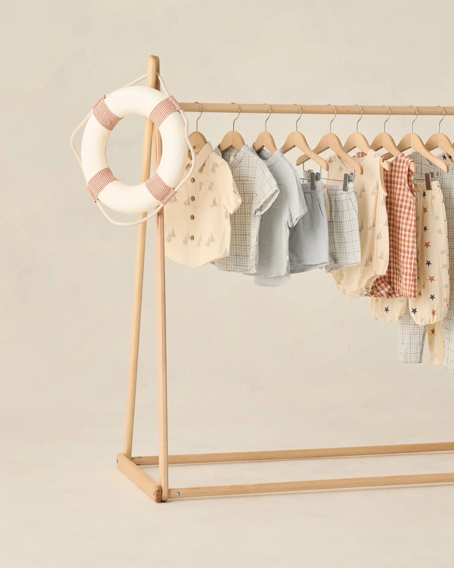 Collared Short Sleeve Shirt Sail + Perry Short Heathered Light Blue
