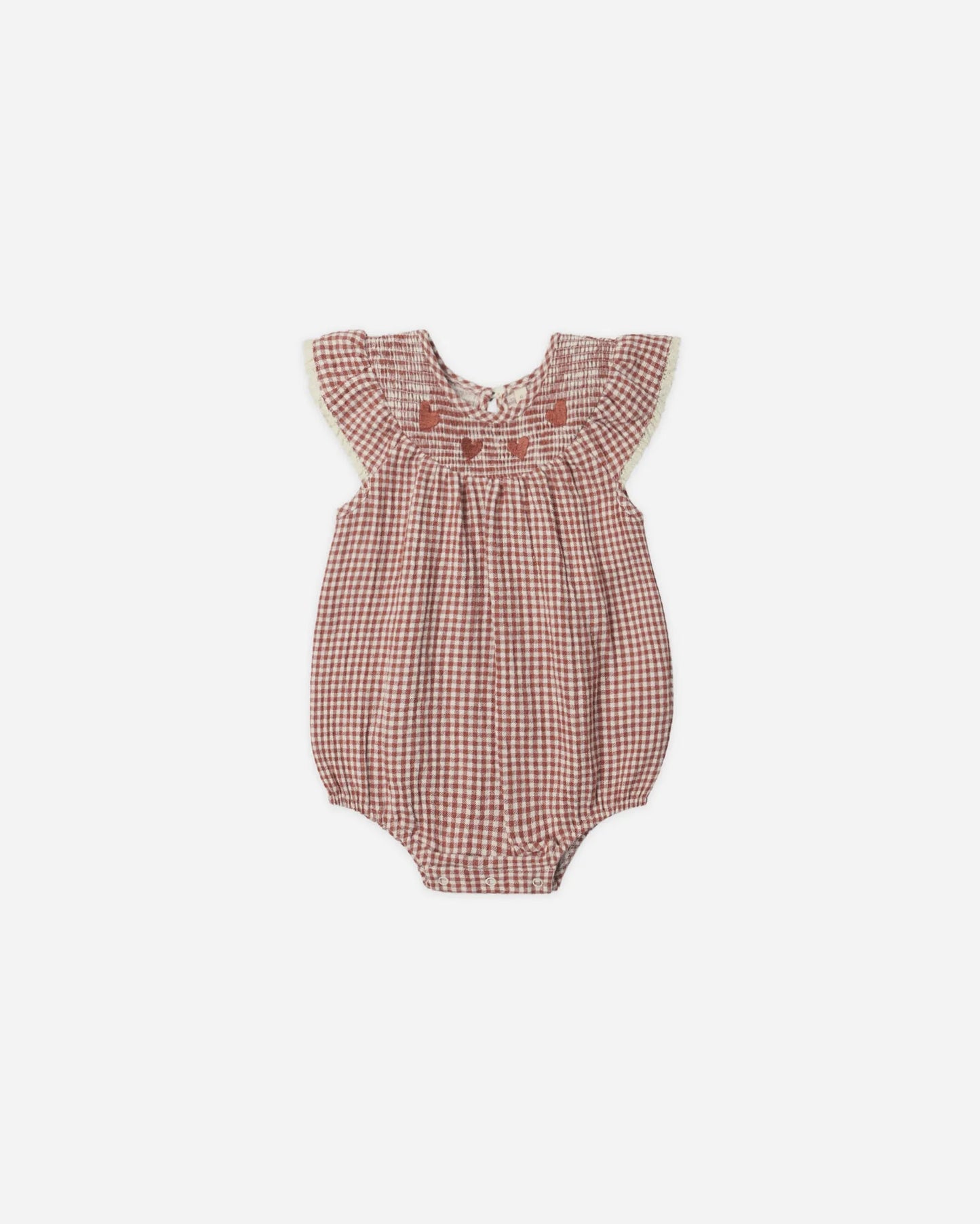 Lenore Romper Red Gingham