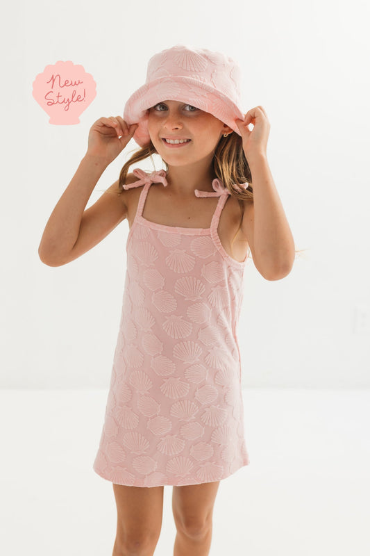 Pink Seashell Terry Tank Dress