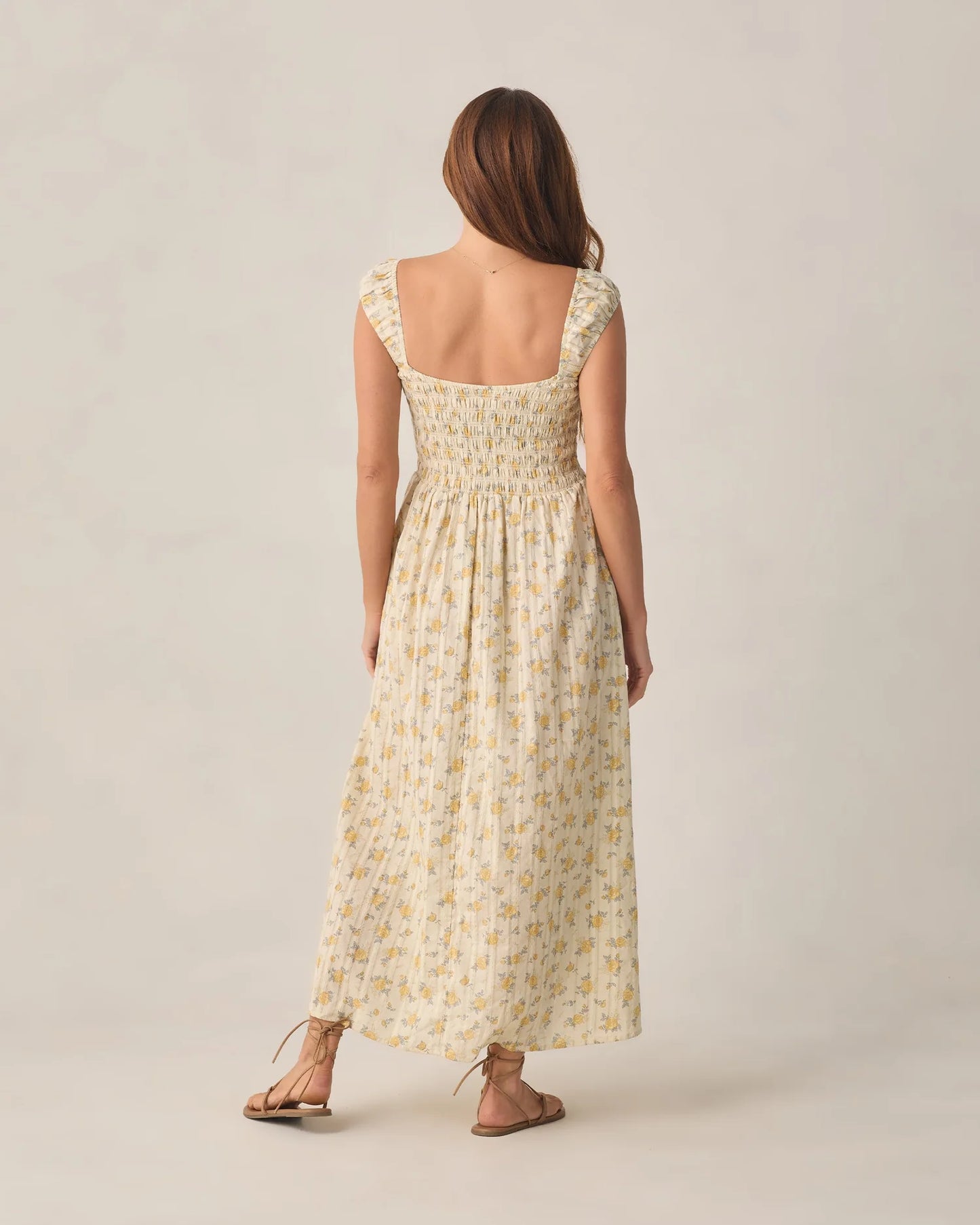 Women's Ivy Dress Lemon Ditsy Flower
