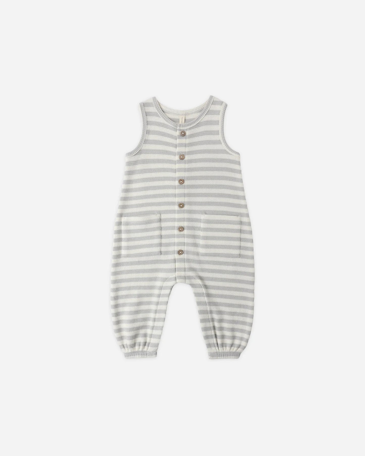 Waffle Jumpsuit Sky Stripe