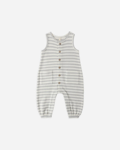 Waffle Jumpsuit Sky Stripe