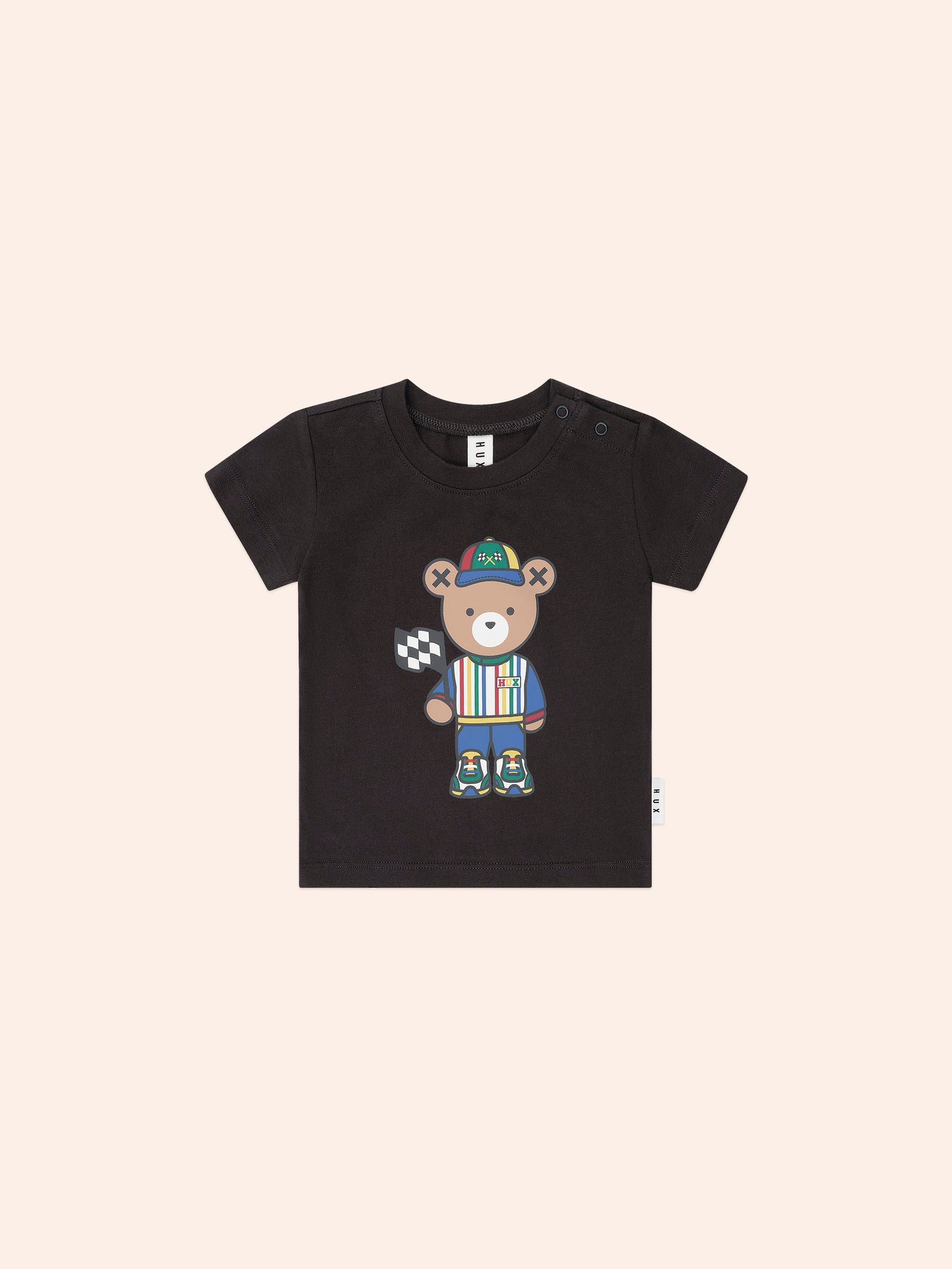 Motosport Hux Black Tee
