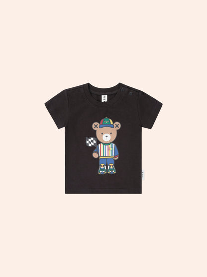 Motosport Hux Black Tee