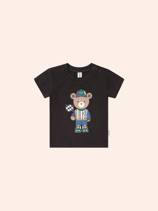 Motosport Hux Black Tee