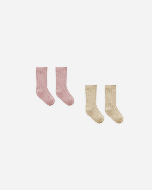 Sock Set Butterscotch, Mauve
