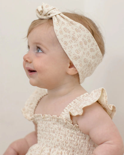Smocked Ruffle Sleeve Romper Ditsy
