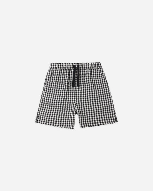 Perry Short Black Check