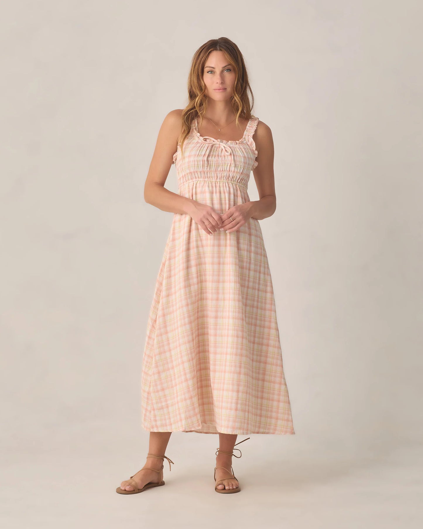 Women's Jane Dress Summer Plaid