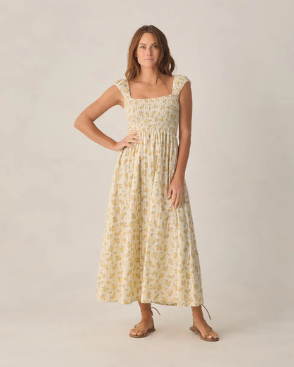 Women's Ivy Dress Lemon Ditsy Flower