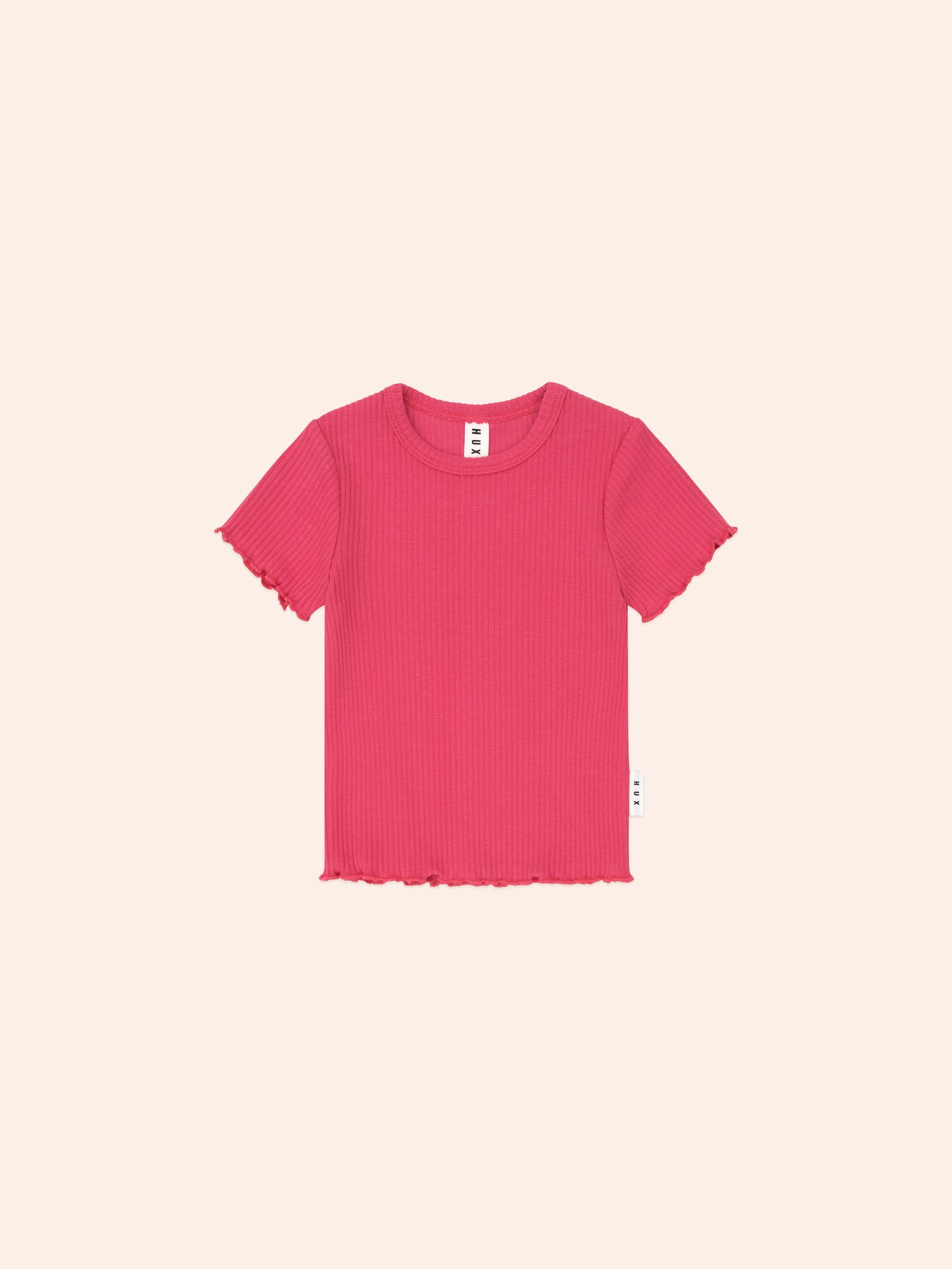 Cherry Rib Tee +  Bike Shortie Set