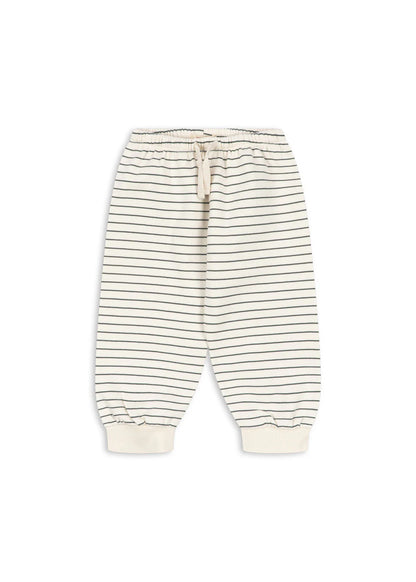 Amio Sweat Pants- Lemon stripe
