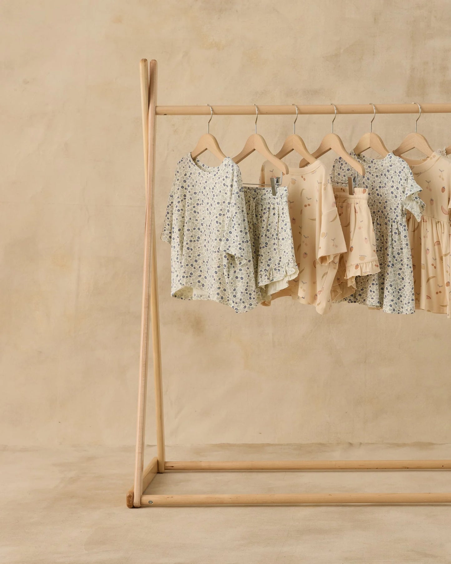 Mosie Set || Blue Ditsy