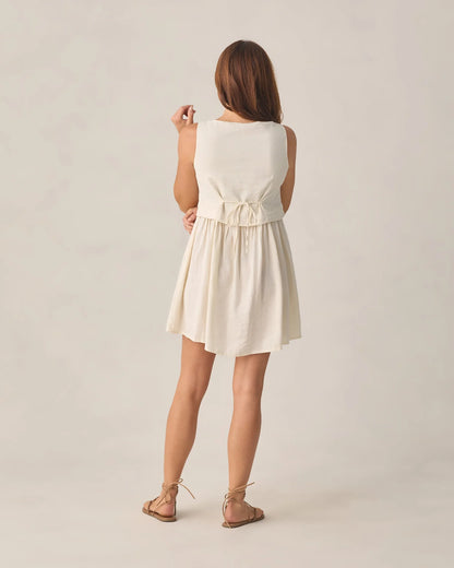 Women's Summer Vest Dress Ivory