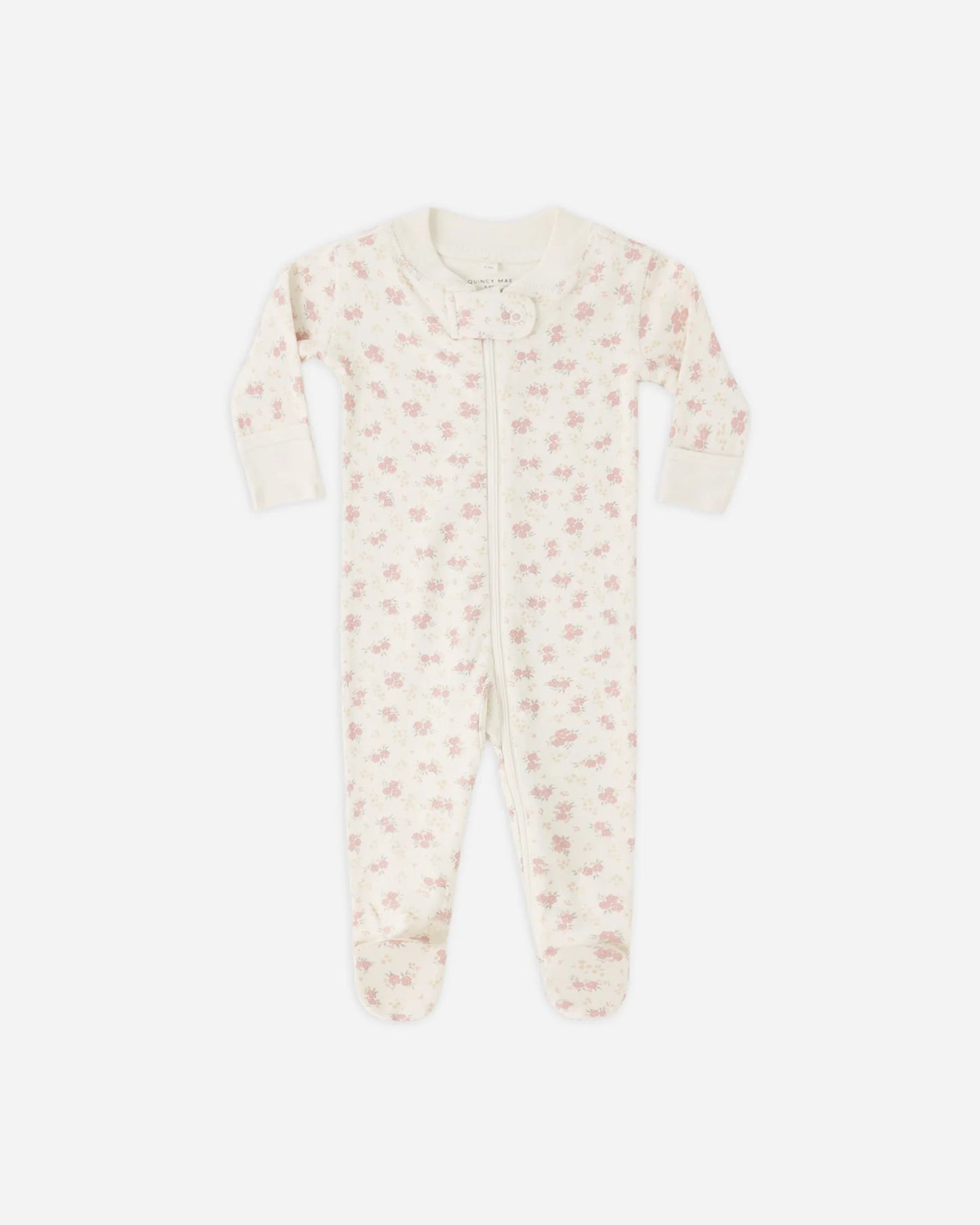 Zip Long Sleeve Sleeper Footie Flower Field