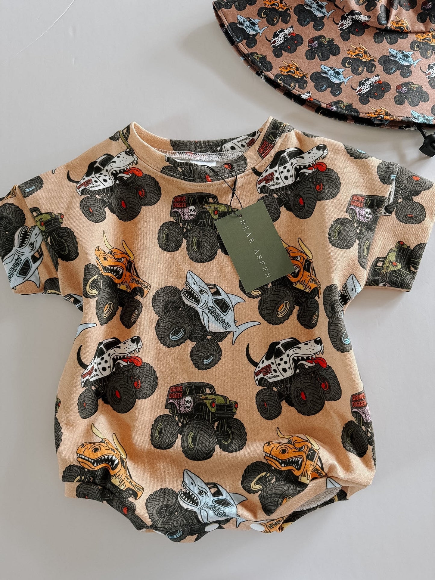 Monster Trucks - Bubble Romper