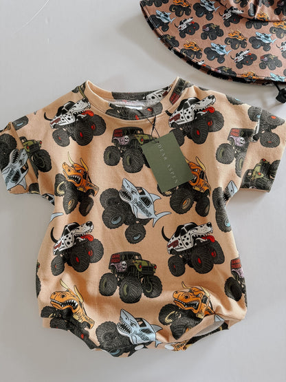 Monster Trucks - Bubble Romper