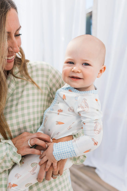 Oliver Rabbit Zipper Romper