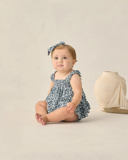 Bow Navy Floral