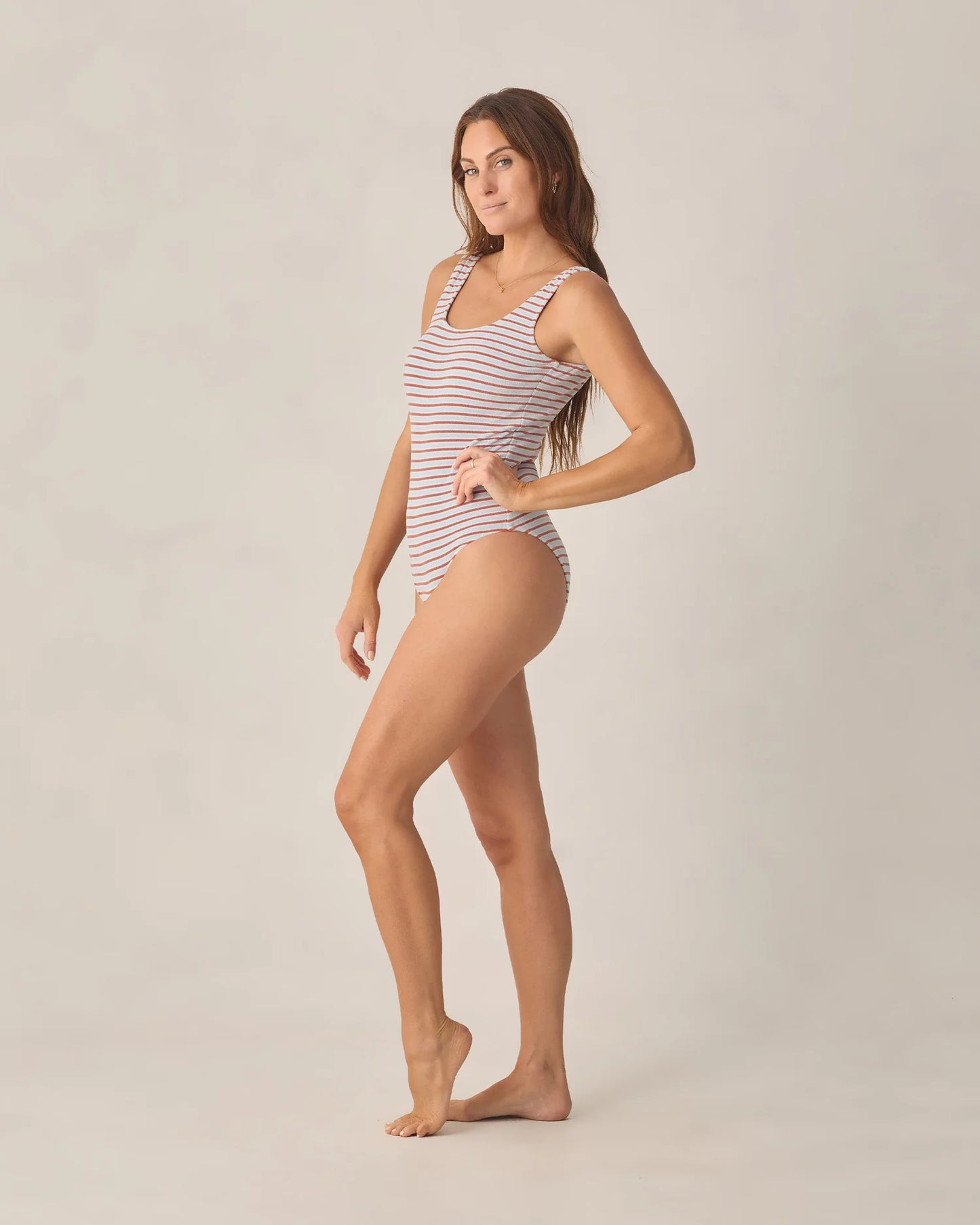 Women's Caitlin One-Piece Americana Stripe