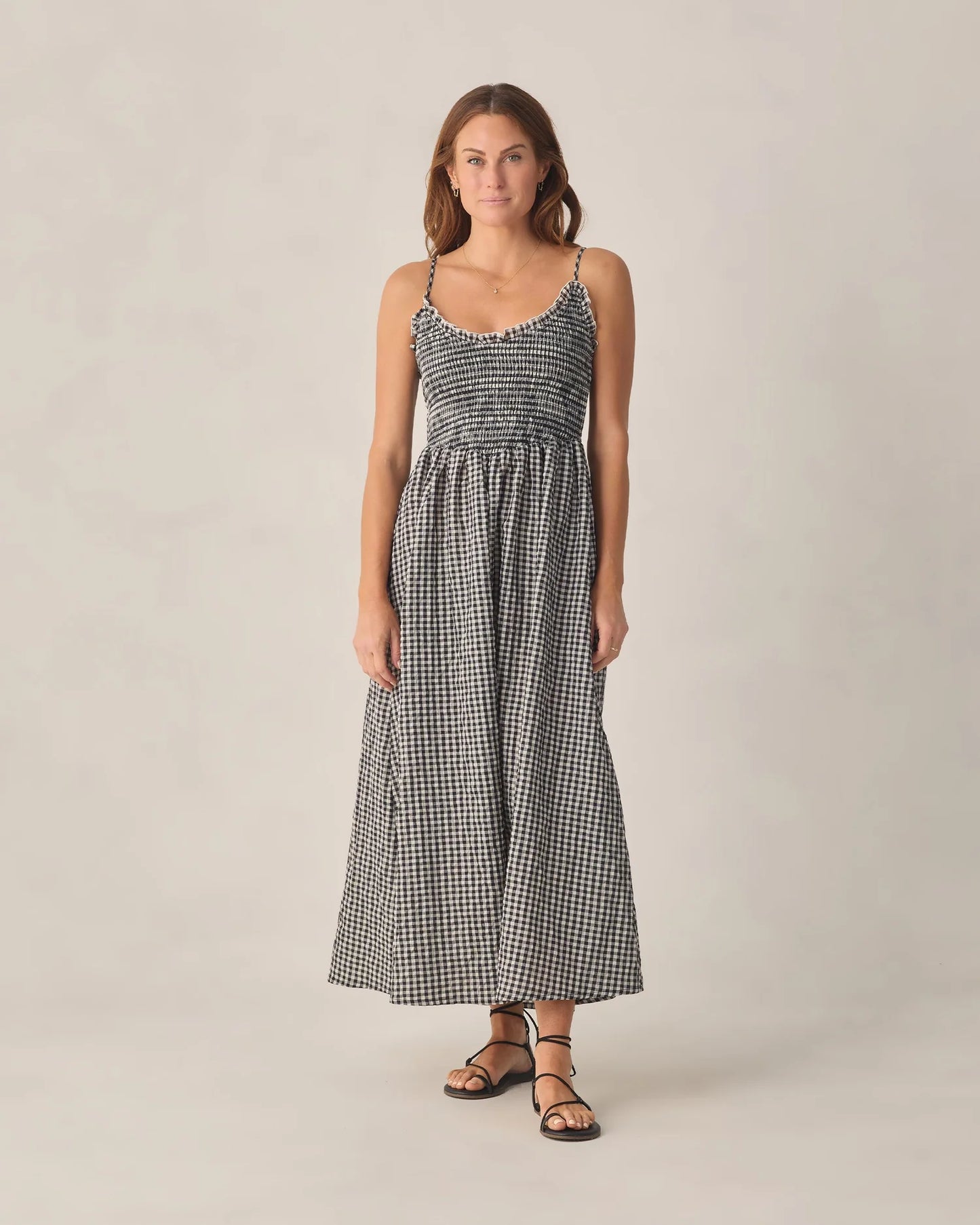 Women's Chrissy Dress Black Check