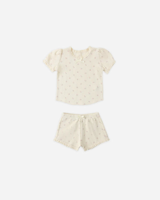 Ruby Set Mauve Ditsy