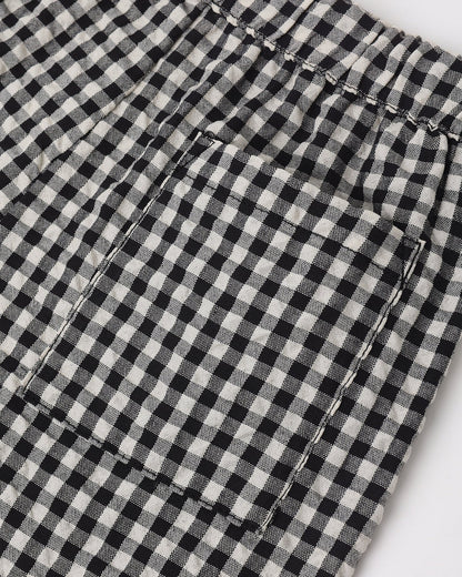 Perry Short Black Check