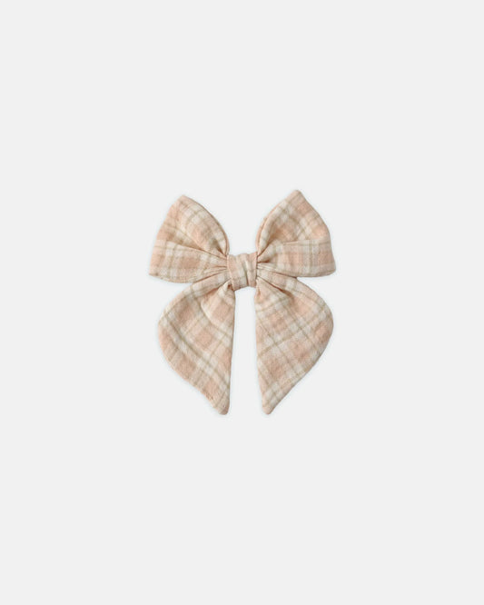 Bow Pink Plaid
