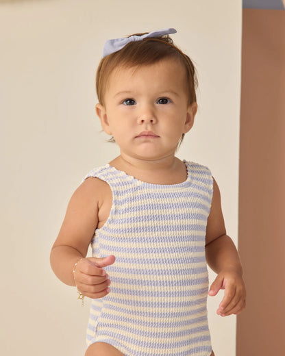 Moxie One-Piece Periwinkle Stripe